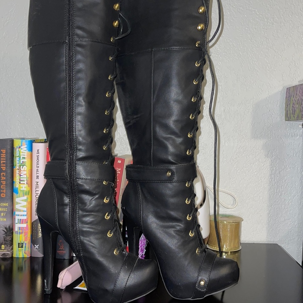 Knee high boots